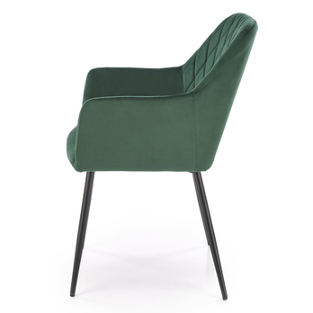 Jedálenská stolička KZ-558 tmavozelená 2
