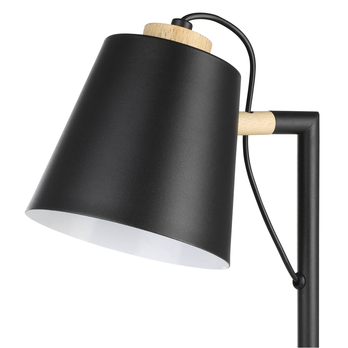 Stolná LED lampa LACEY-QI čierna 2