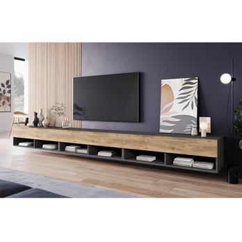 Obývacia stena LACO matera/gaštan 1