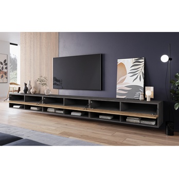 Obývacia stena LACO matera/gaštan 2