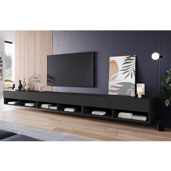 Obývacia stena LACO čierna 1