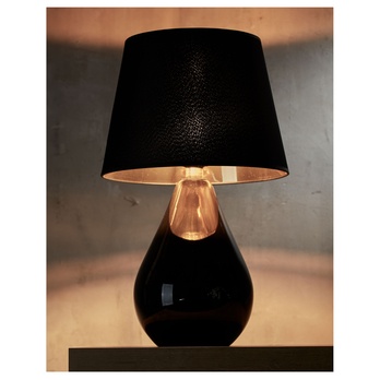 Stolná lampa LACRIMA čierna/zlatá 2