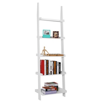 Regál LADDER biela 5