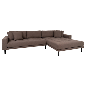 Sedacia súprava LADIDO L290 pravá, hnedá/čierna 3