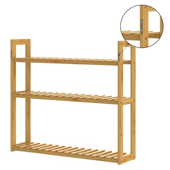 Regál LAGE 3 bambus 3
