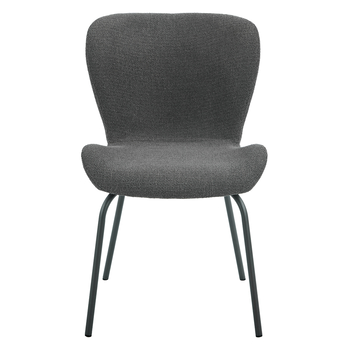 Jedálenská stolička LAGOS S antracitová/sivá, sada 2 ks 1