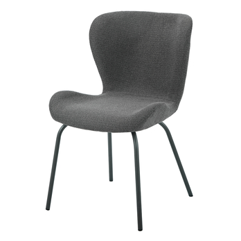 Jedálenská stolička LAGOS S antracitová/sivá, sada 2 ks 2