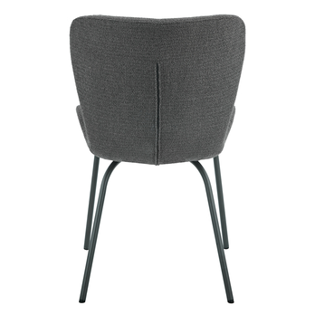 Jedálenská stolička LAGOS S antracitová/sivá, sada 2 ks 4