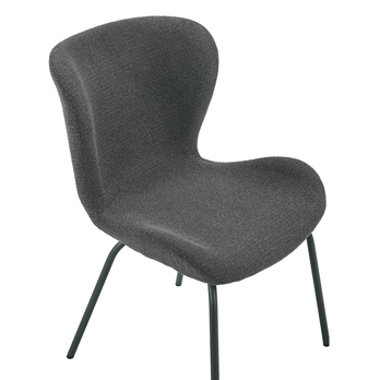 Jedálenská stolička LAGOS S antracitová/sivá, sada 2 ks 6