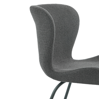 Jedálenská stolička LAGOS S antracitová/sivá, sada 2 ks 7