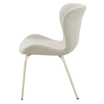 Jedálenská stolička LAGOS S béžová/krémová, sada 2 ks 3