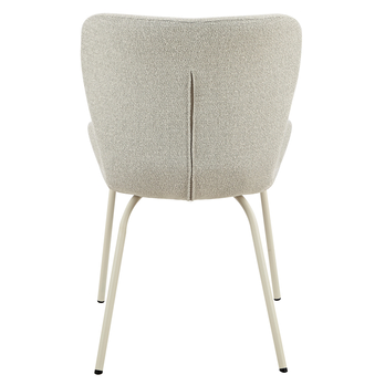 Jedálenská stolička LAGOS S béžová/krémová, sada 2 ks 4