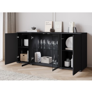 Príborník LAIMA I čierna matná 2