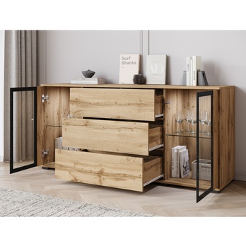 Príborník LAIMA II dub wotan 2