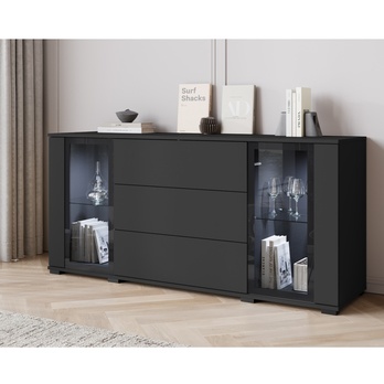 Príborník LAIMA II čierna matná 1