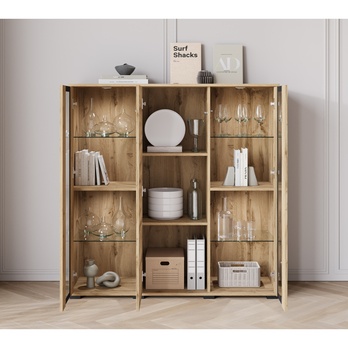 Vitrína LAIMA dub wotan 2