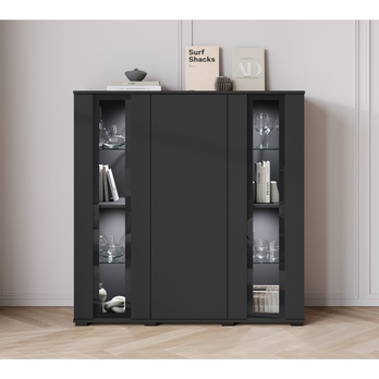 Vitrína LAIMA čierna 1