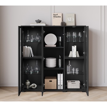 Vitrína LAIMA čierna 2