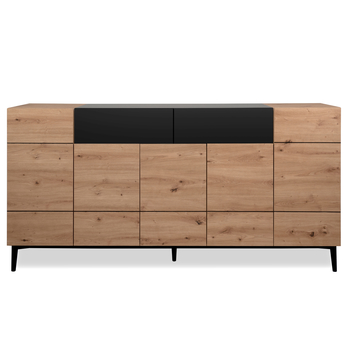 Komoda LAKKA 51A dub artisan/čierna 4