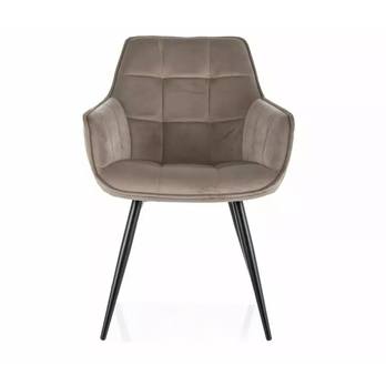 Jedálenská stolička LALAO tmavobéžová 1