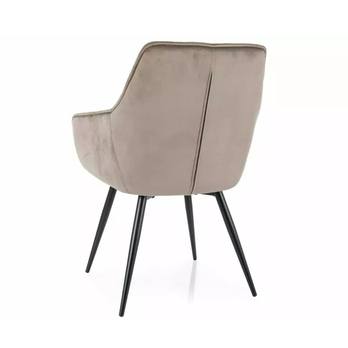 Jedálenská stolička LALAO tmavobéžová 2