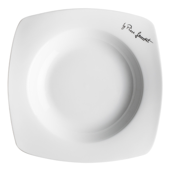 Sada tanierov LAMART DINE porcelán, 6 ks, hranatá 2