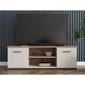 TV komoda LAMBETH 2D kašmírová/dub artisan 1