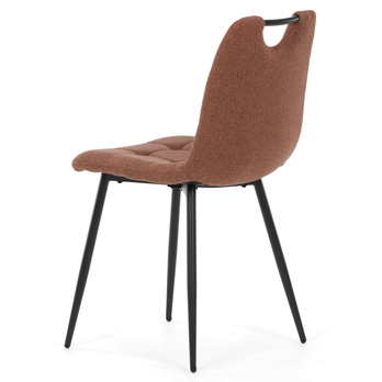 Jedálenská stolička LAMIN hnedá/čierna 3