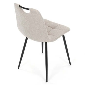 Jedálenská stolička LAMIN béžová/čierna 6