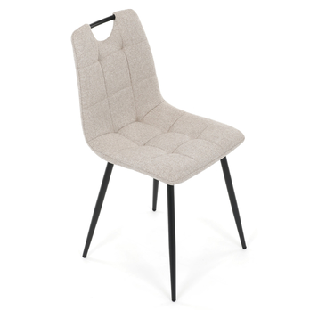 Jedálenská stolička LAMIN béžová/čierna 8