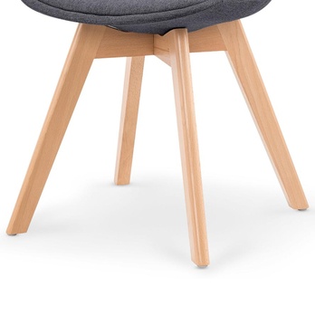 Jedálenská stolička LANA tmavosivá 2