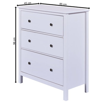 Komoda LANDLIV III biela 1