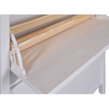 Výklopná skrinka na topánky LANDLIV biela 4