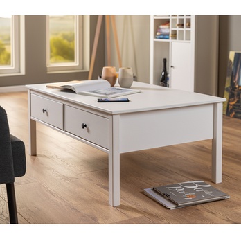 Konferenčný stolík LANDLIV biela, šírka 110 cm 8