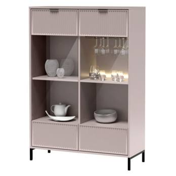 Vitrína LANKSTYL LS8 kašmírová 1