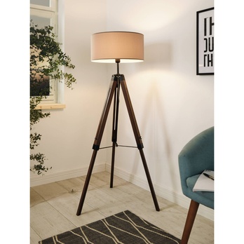 Stojacia lampa LANTADA sivohnedá 1