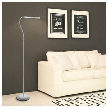 Stojacia LED lampa LAROA biela 1