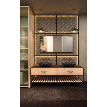 Závesné svietidlo LARS čierna, priemer 36 cm 1