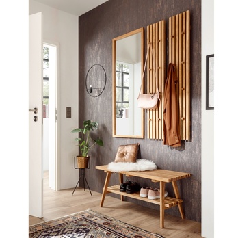 Lavica na topánky LARWA masívny dub 1