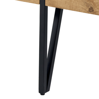 Konferenčný stolík LAS PALMAS divoký dub/kov 1