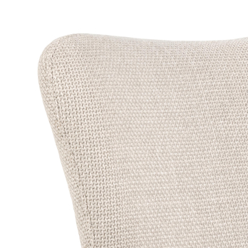 Jedálenská stolička LAURA béžová/čierna 6