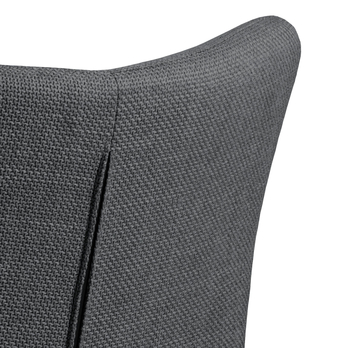 Jedálenská stolička LAURA sivá/čierna 8