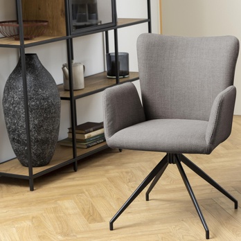 Jedálenská stolička LAURA hnedá/čierna 9