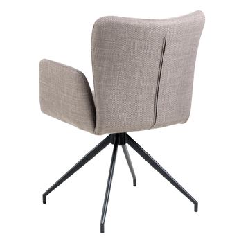 Jedálenská stolička LAURA hnedá/čierna 4