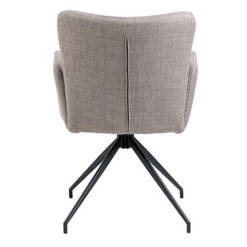 Jedálenská stolička LAURA hnedá/čierna 5