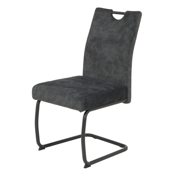 Jedálenská stolička LAURINA I S vintage antracitová, sada 2 ks 3