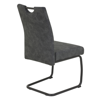Jedálenská stolička LAURINA I S vintage antracitová, sada 2 ks 6