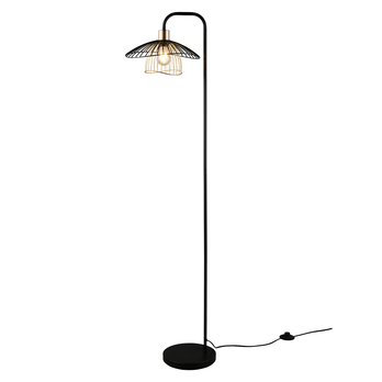 Stojacia lampa LAURIS čierna/zlatá 2