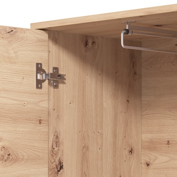 Predsieňová skriňa LAVAL dub artisan/čierna 4
