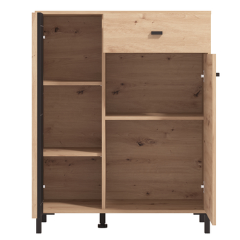 Komoda LAVAL dub artisan/čierna 2